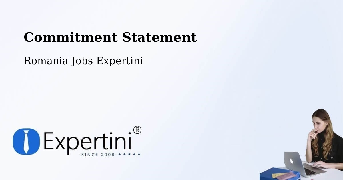 Corporate Commitment – Comuna Stoicăneşti - Romania Jobs Expertini